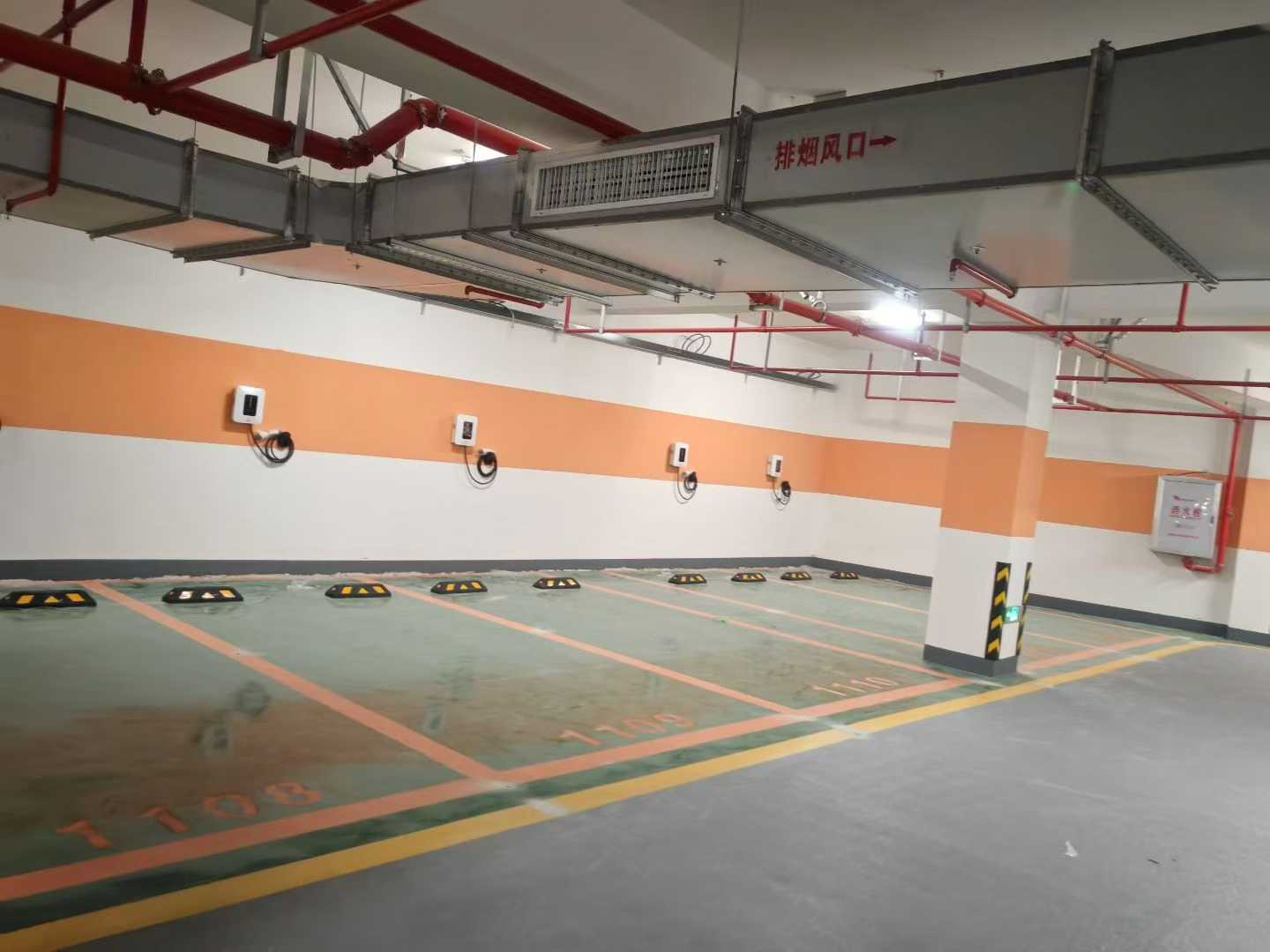 車庫(kù)充電樁安裝案例